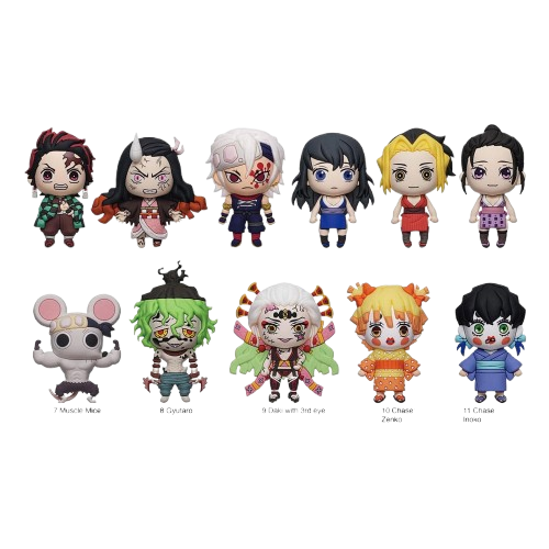 Demon Slayer - Series 6: 3D Character Bag Clip Blind Bag