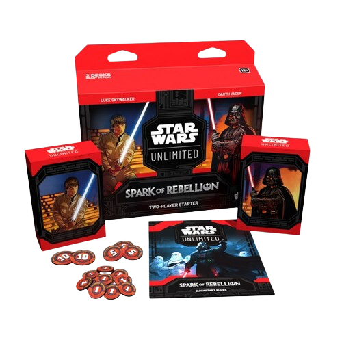 Star Wars: Unlimited Spark of Rebellion Two-Player Starter Set (Luke Vs Vader)