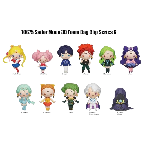 Sailor Moon - Series 6 3D Character Bag Clip Blind Bag