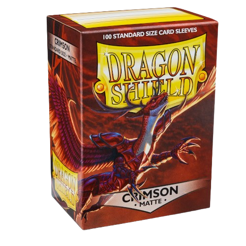Dragon Shield - Matte Crimson Sleeves (100)