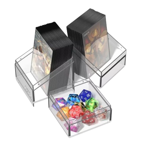 Ultimate Guard - Clear Boulder n Tray 100+ Deck Box