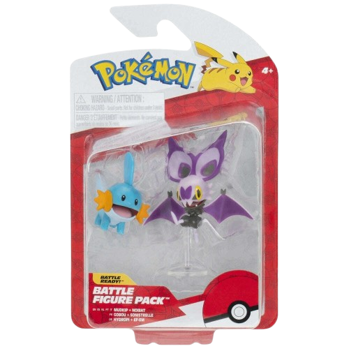 Pokemon - Mudkip & Noibat Battle Figure Set