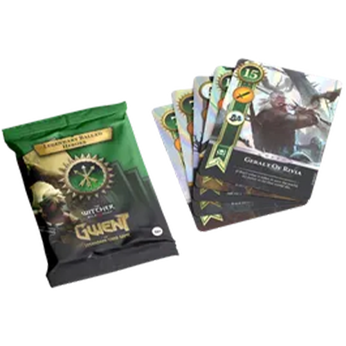 The Witcher - Gwent: The Legendary Card Game - Legendary Ballad Heroes Faction Foil Cards