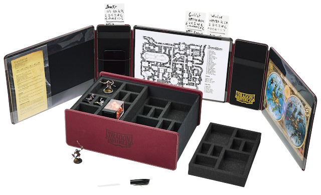 Dragon Shield - Red Roleplaying Game Master Companion Box