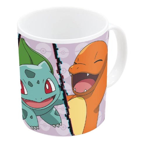 Pokemon - Charmander, Bulbasaur, Squirtle And Pikachu Mug