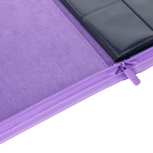 Vault X - Purple 4 Pocket Zip Binder