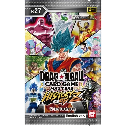 Dragon Ball - Masters: Zenkai Series EX Set 10 History Of Z Booster Pack (B27)