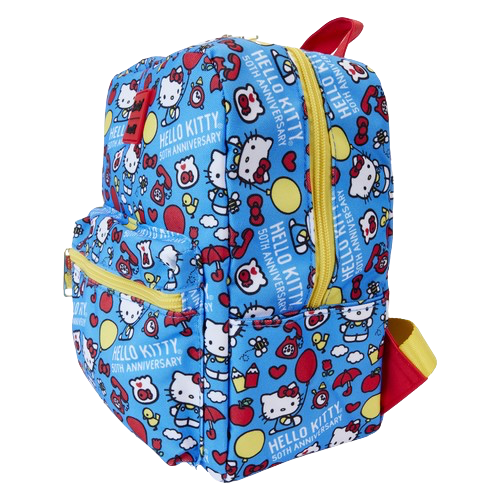 Loungefly - Hello Kitty 50th Anniversary AOP Mini Nylon Backpack