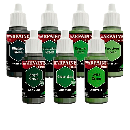 The Army Painter - Deep Greens Flexible Triad PLUS+ Paint Set