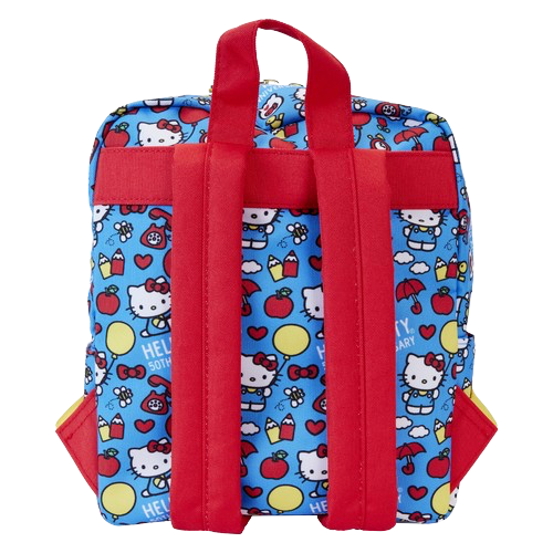 Loungefly - Hello Kitty 50th Anniversary AOP Mini Nylon Backpack