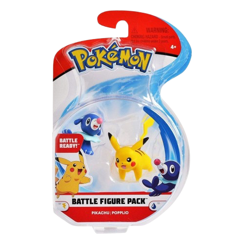 Pokemon - Pikachu & Popplio Battle Figure