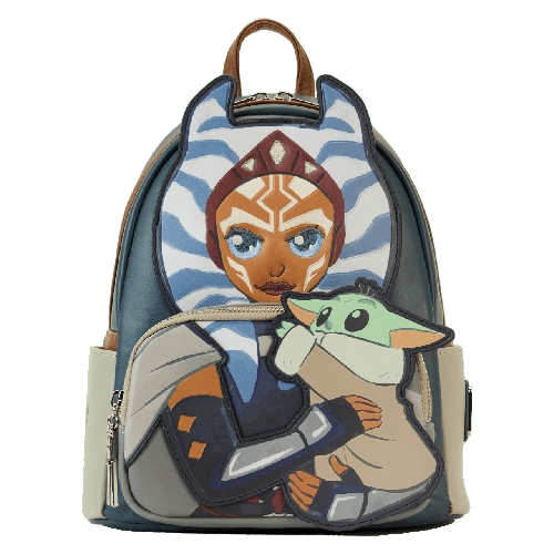 Loungefly - Star Wars: The Mandalorian Ahsoka Holding Grogu Backpack
