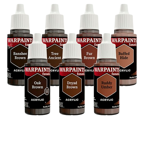 The Army Painter - Ruddy Browns Flexible Triad PLUS+ Paint Set