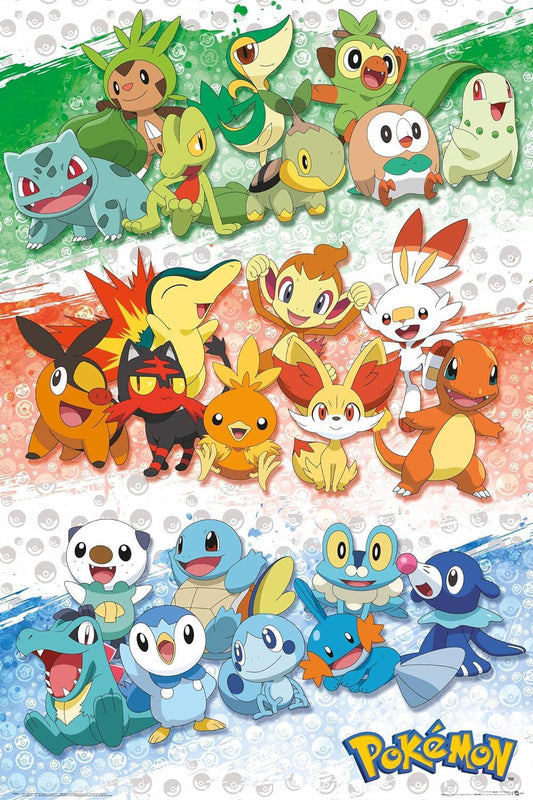Pokemon - First Partners Maxi Poster