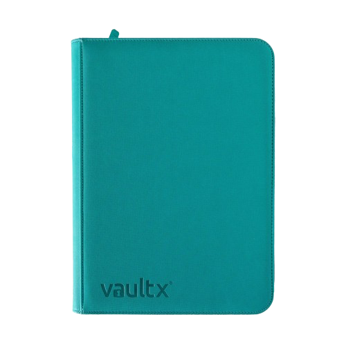 Vault X - Teal 9 Pocket Zip Binder