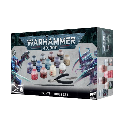 Warhammer 40k - Paints & Tools Set
