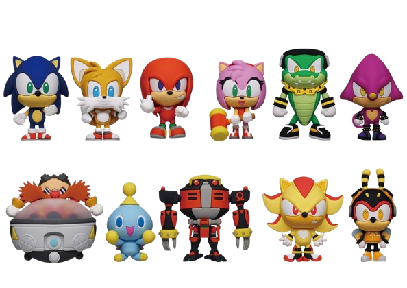 Sonic The Hedgehog - Series 3: 3D Character Bag Clip Blind Bag