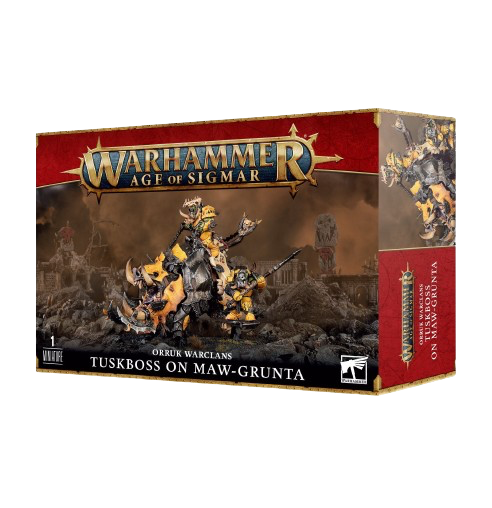 Warhammer Age of Sigmar - Tuskboss on Maw-Grunta