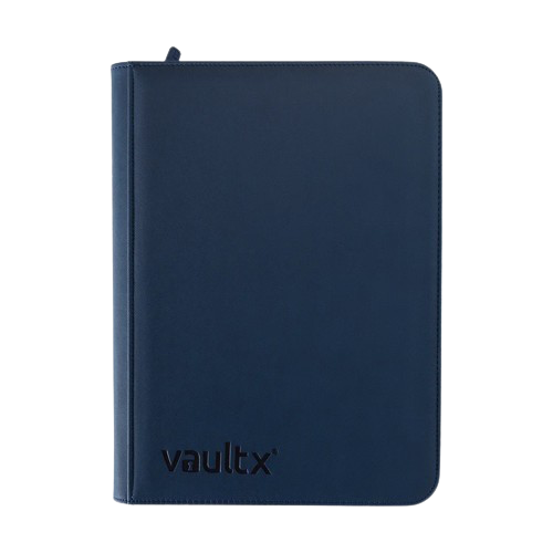 Vault X - Blue 9 Pocket Zip Binder