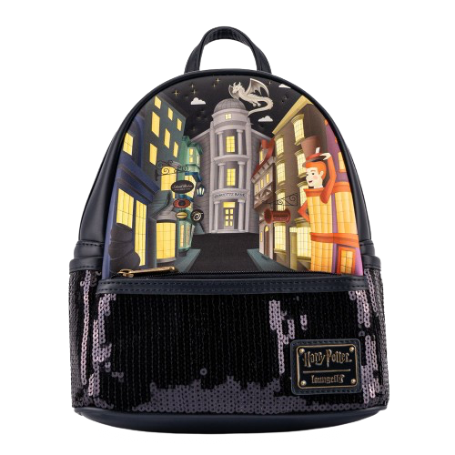 Loungefly - Harry Potter Diagon Alley Sequin Mini Backpack