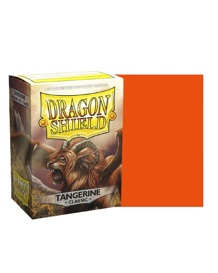 Dragon Shield - Classic Tangerine Sleeves (100)