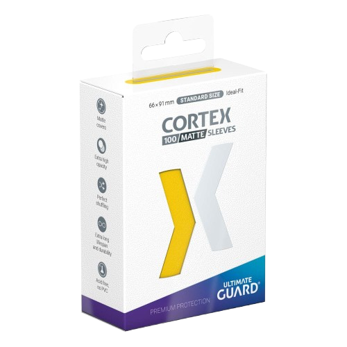 Ultimate Guard - Yellow Matte Cortex Sleeves Standard Size (100)