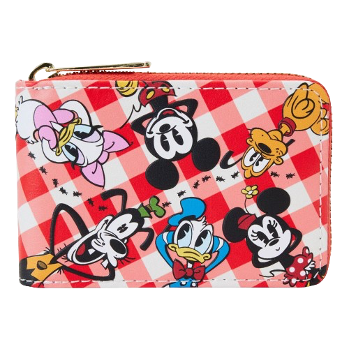 Loungefly - Mickey and Friends Picnic Accordion Wallet