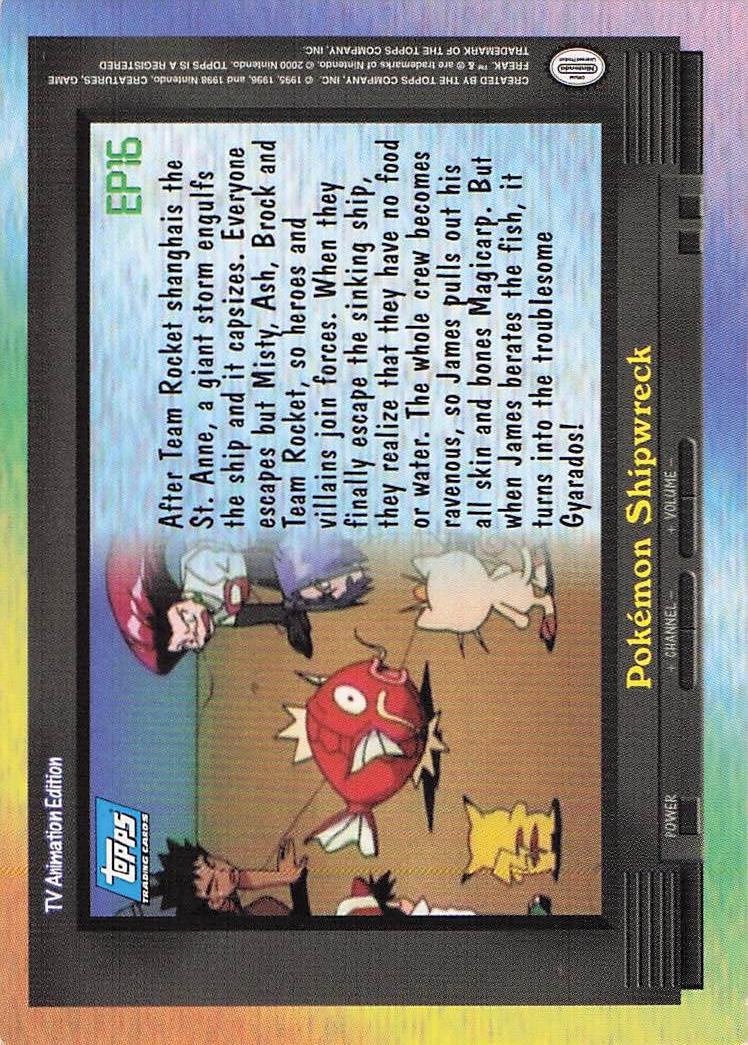 Ep16 Pokemon Shipwreck Topps