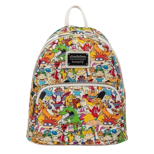 Loungefly - Nickelodeon Rewind Gang All Over Print Mini Backpack