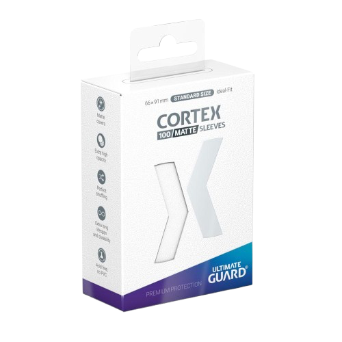 Ultimate Guard - White Matte Cortex Sleeves Standard Size (100)