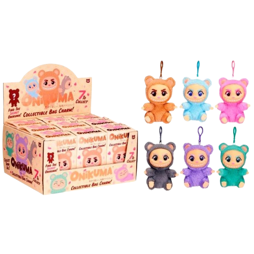 Onikuma - 13cm Bag Clip Plush Blind Box