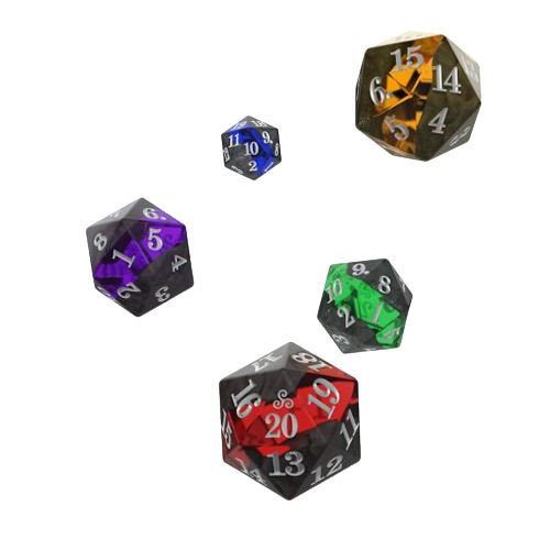 Oakie Doakie Dice - D20 Spindown: Enclave Dice Set