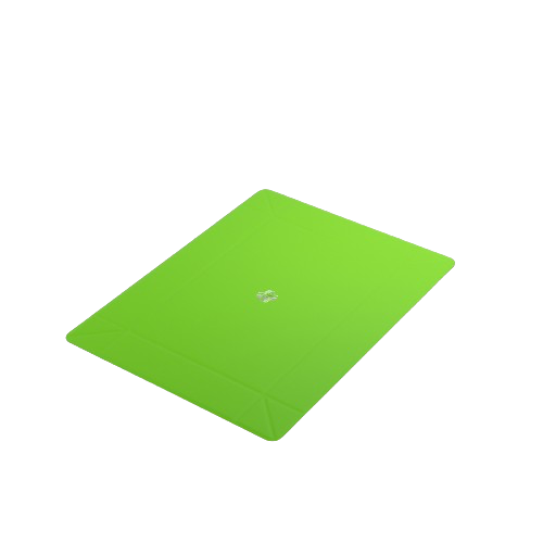 Gamegenic - Black/Green Rectangle Magnetic Dice Tray