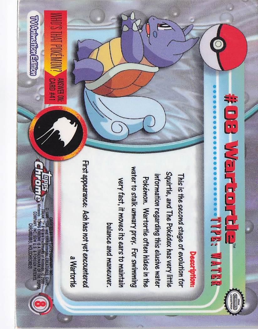 Wartortle #08 (Chrome)