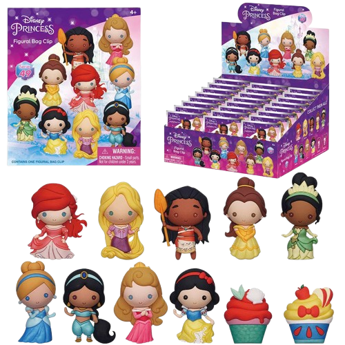 Disney - Disney Princess: Series 49 3D Character Bag Clip Blind Bag