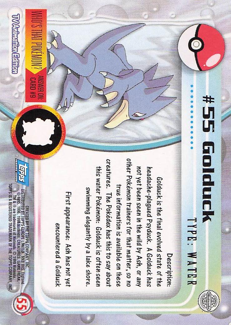 Golduck #55 - Topps