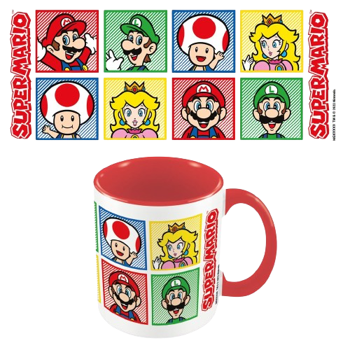 Super Mario - Red Coloured Inner Mug
