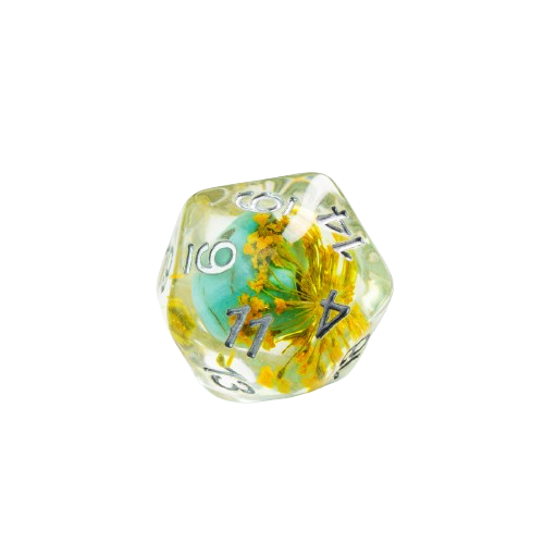 Gamegenic - Embraced Series: Green Skull RPG Dice Set