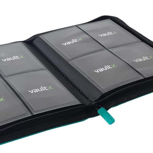 Vault X - Teal 4 Pocket Zip Binder