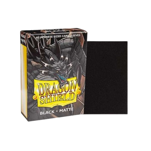 Dragon Shield - Matte Black Japanese Sleeves (60)