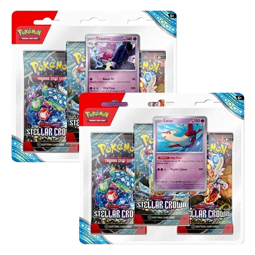 Pokemon - Stellar Crown 3 Pack Blister