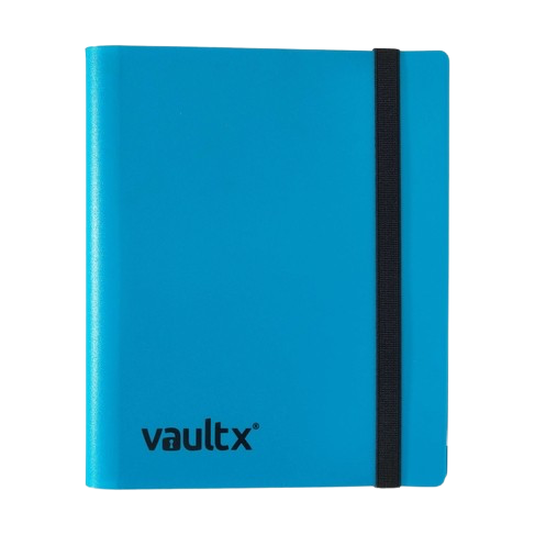 Vault X - Blue 4 Pocket Strap Binder