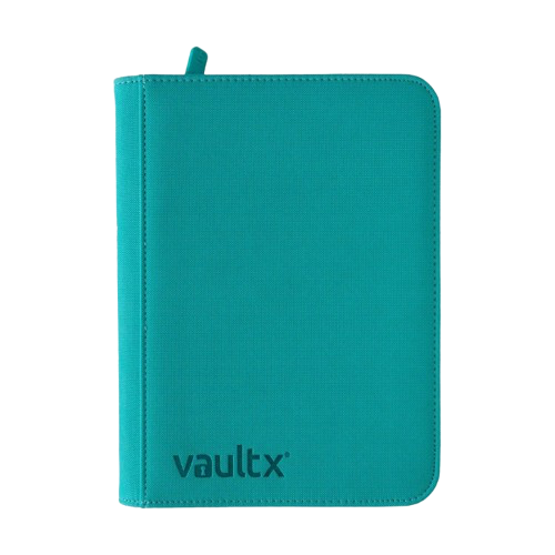 Vault X - Teal 4 Pocket Zip Binder