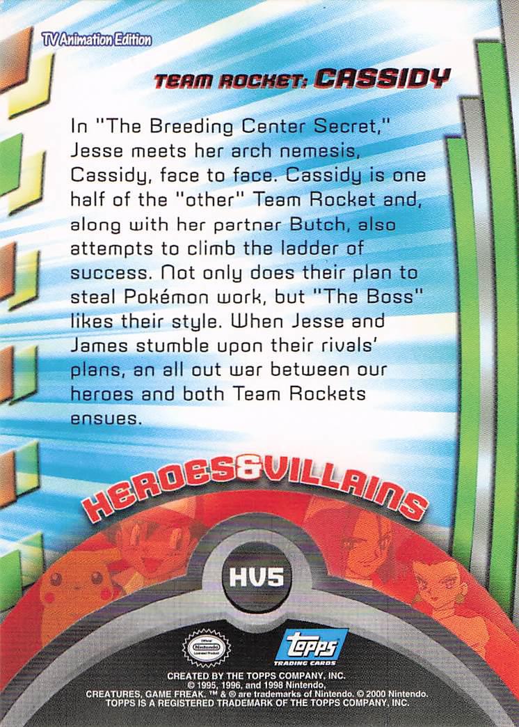 Team Rocket: Cassidy Topps