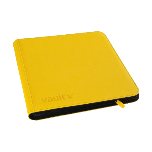 Vault X - Yellow 12 Pocket XL Zip Binder