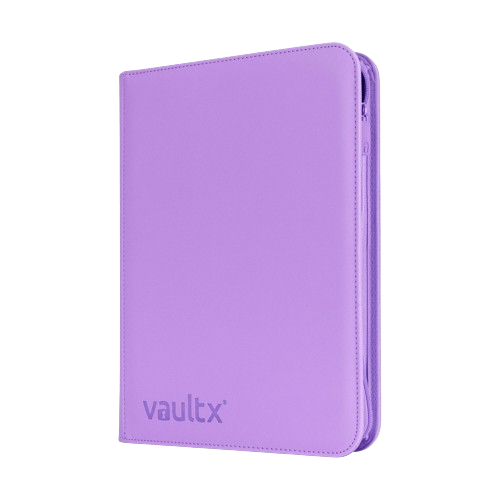 Vault X - Purple 4 Pocket Zip Binder