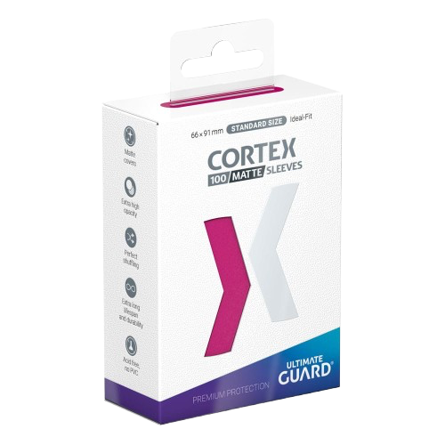 Ultimate Guard - Pink Matte Cortex Sleeves Standard Size (100)