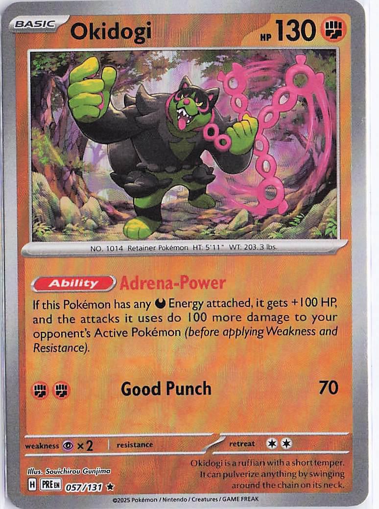 Okidogi 057/131 (Pokeball) Collecteebles Okidogi 057/131 (Pokeball) Collecteebles