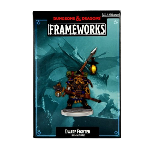 Dungeons & Dragons - Frameworks: Dwarf Fighter Miniature