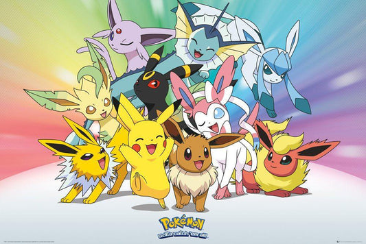 Pokemon - Eevee & Pikachu Maxi Poster
